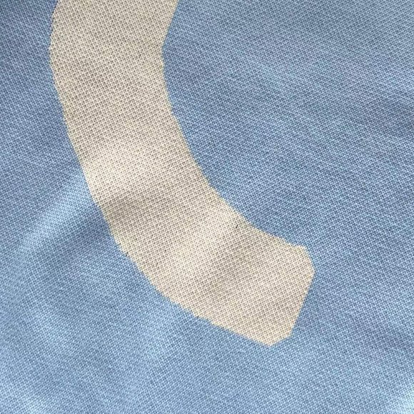 Cavermpt Blue Long Sleeve Smiley Loose Knit Sweater - Picture 12 of 15